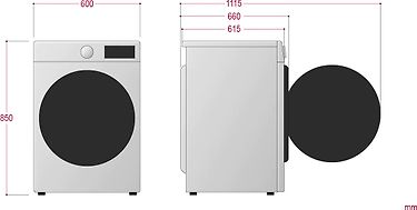 LG F4Y5RYP3W -pyykinpesukone ja LG RH80V5AV0N -kuivausumpu, kuva 32