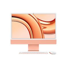 Apple iMac 24" M3 24 Gt, 256 Gt -tietokone, oranssi (Z19R)