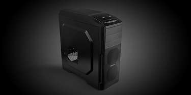 Antec GX500 -ATX-kotelo ilman virtalähdettä, musta, kuva 3