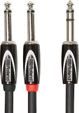 Roland 6,3 mm TRS - 2 x 6,3 mm -audiokaapeli, 1,5 m