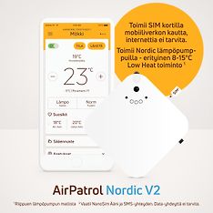 AirPatrol Nordic V2 -ilmalämpöpumpun GSM-ohjain, kuva 4