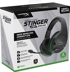 HyperX CloudX Stinger Core Wireless -pelikuulokemikrofoni, musta, kuva 7