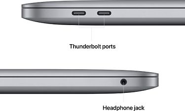 Apple MacBook Pro 13” M2 256 Gt 2022 -kannettava, tähtiharmaa (MNEH3), kuva 6