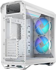 Fractal Design Torrent White RGB TG Clear Tint E-ATX-kotelo ikkunalla, valkoinen, kuva 6