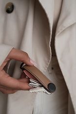 Orbitkey Leather Key Organiser -avainlenkki, kaakao/roosa, kuva 8