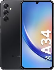 Samsung Galaxy A34 5G -puhelin, 128/6 Gt, musta