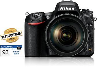 Nikon D750 järjestelmäkamera, runko, kuva 2