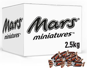 Mars Miniatures -suklaakonvehdit, 2,5 kg