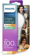 Philips SceneSwitch 14 W lämmin valkoinen LED-älylamppu sisäänrakennetulla himmennystoiminnolla, E27-kantaan, kuva 2