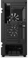 NZXT H510 Elite Compact Mid Tower ATX-kotelo, lasikyljellä, valkoinen/musta, kuva 4