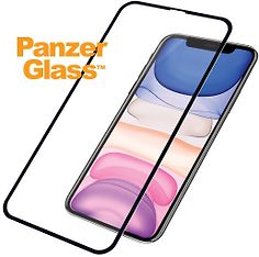 PanzerGlass Case Friendly -lasikalvo, iPhone Xr / 11, musta, kuva 2