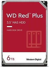 WD Red Plus 6 Tt NAS SATA-III 256 Mt 3,5" kovalevy