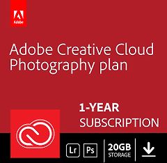 Adobe Creative Cloud Photography Plan -valokuvausjäsenyys - 20 Gt - 12 kk, ESD - sähköinen lisenssi