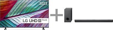 LG UR7800 65" 4K LED TV + LG S90QY 5.1.3 Dolby Atmos Soundbar -tuotepaketti