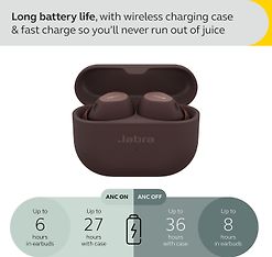 Jabra Elite 10 vastamelunappikuulokkeet, Cocoa, kuva 12