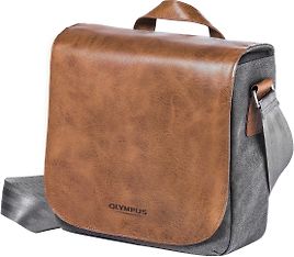 Olympus Mini Messenger Leather Bag -kameralaukku