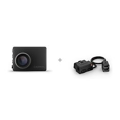 Garmin Dash Cam 47 -autokamera + pysyvä virtakaapeli OBD II -porttiin