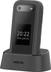 Nokia 2660 Flip -simpukkapuhelin, Dual-SIM, musta, kuva 4