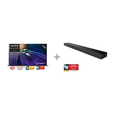 Sony XR-55A90J 55" 4K Ultra HD OLED Google TV + HT-A5000 5.1.2 Dolby Atmos Soundbar -tuotepaketti