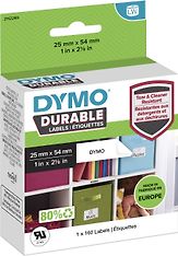 Dymo LW Durable -kestotarra 25 mm x 54 mm, 160 tarraa, valkoinen polyesteri