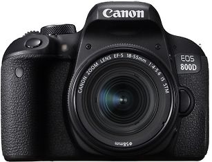 Canon EOS 800D + 18-55 mm IS STM -järjestelmäkamera