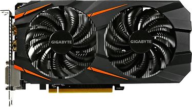 Gigabyte GeForce GTX 1060 GV-N1060WF2OC-6GD 6144 Mt -näytönohjain PCI-e-väylään, kuva 3