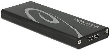 Delock USB 3.1 -ulkoinen kovalevykotelo M.2 SATA-kovalevyille, kuva 2