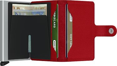 Secrid Crisple Miniwallet -lompakko, punainen, kuva 4