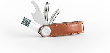 Orbitkey Leather Key Organiser -avainlenkki, ruskea, kuva 4