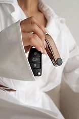 Orbitkey Leather Key Organiser -avainlenkki, kaakao/roosa, kuva 6