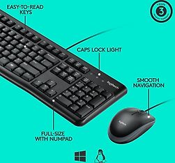 Logitech MK120 -näppäimistö ja hiiri, kuva 6