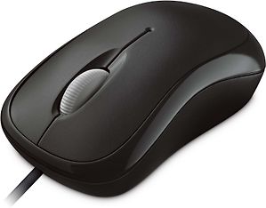 Microsoft Basic Optical -hiiri, musta, kuva 4