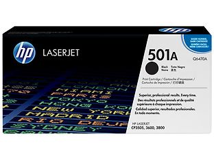 HP 501A -laservärikasetti, musta