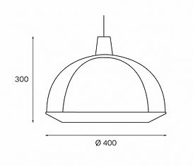 Innolux Kuplat -riippuvalaisin, kirkas, 40 cm, kuva 4