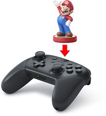 Nintendo Switch Pro Controller -peliohjain, musta, Switch, kuva 2
