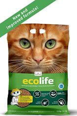 Intersand Ecolife, kevyt puupelletti -kissanhiekka, 5,5 kg
