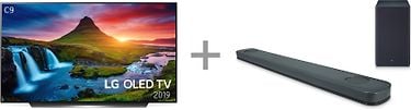 LG OLED65C9 65" Smart 4K Ultra HD OLED -televisio  + LG SK9Y -soundbar tarjoushintaan