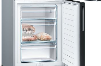 Bosch KGV36VBEAS Serie 4 -jääkaappipakastin, musta, kuva 5