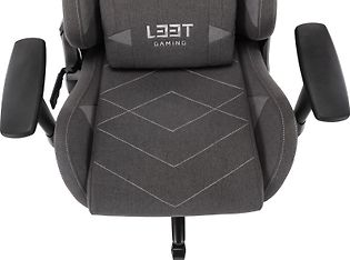 L33T Gaming Elite V4 -pelituoli, tummanharmaa, kuva 15