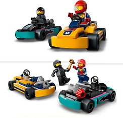 LEGO City Great Vehicles 60400  - Go-Kart-autot ja kilpakuljettajat, kuva 4