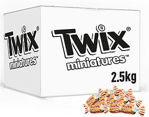 Twix Miniatures -suklaakonvehdit, 2,5 kg