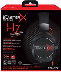 Sound BlasterX H7 Tournament Edition -kuulokemikrofoni, kuva 4