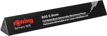 Rotring 800 Mechanical Pencil Black 0,5 -lyijytäytekynä, kuva 4
