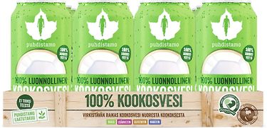 Puhdistamo Kookosvesi, 310 ml, 12-PACK