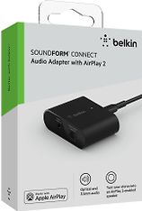 Belkin SoundForm Connect AirPlay 2 -äänisovitin, musta