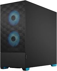 Fractal Design Pop Air RGB Cyan Core TG ATX-kotelo ikkunalla, musta/syaani, kuva 5