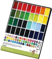 Kuretake Gansai Tambi Watercolor Palette - 48 Color Set