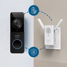 Anker eufy Video Doorbell Slim -video-ovikello, musta, kuva 10