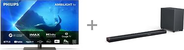 Philips OLED808 65" 4K OLED Ambilight Google TV + Fidelio B95 5.1.2. Dolby Atmos Soundbar -tuotepaketti, kuva 2