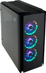 Corsair Obsidian 500D RGB SE ATX-kotelo, ikkunalla, musta, kuva 2